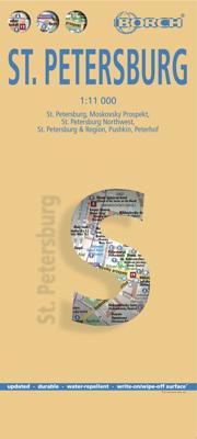 Stadsplattegrond Sint Petersburg | Borch Stadsplattegrond Sint Petersburg | Borch