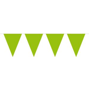 vlaggenlijn limegroen, 10 m