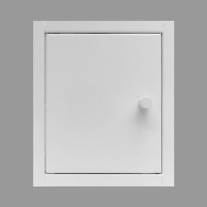Inbouw Toiletkastje Back-up Gepoedercoat Wit