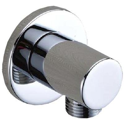 Wiesbaden Wandaansluitbocht - Rond - 1/2 Inch - Chroom