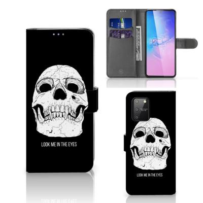 Telefoonhoesje met Naam Samsung S10 Lite Skull Eyes Telefoonhoesje met Naam Samsung S10 Lite Skull Eyes