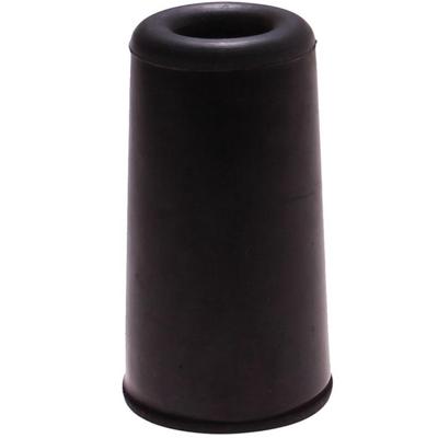 Deurbuffer / deurstopper - zwart - rubber - 75 x 40 mm - deurstop