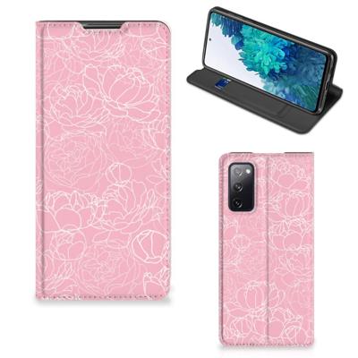 Samsung Galaxy S20 FE Smart Cover White Flowers
