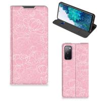 Samsung Galaxy S20 FE Smart Cover White Flowers