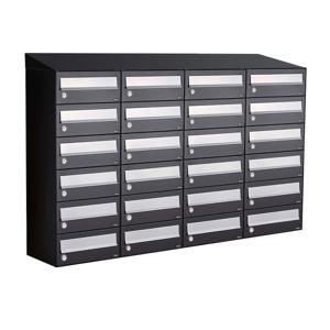 Allux Hive Set 4-Breed, 6-Hoog Met Dak Zwart - 40030070_4x6d