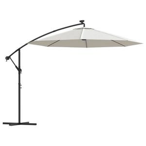 The Living Store Hangende Parasol - Elegant - Tuinparasol - Diameter- 300 cm - Met LED Verlichting