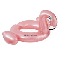 Opblaasbare Rosé Gouden Flamingo Kinder Zwemring/ Zwemband - thumbnail