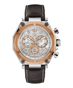 Horlogeband Guess 72005G2S-00215 Leder Bruin 21mm