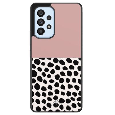 Samsung Galaxy A33 hoesje - Pink dots
