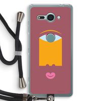 Mono V: Sony Xperia XZ2 Compact Transparant Hoesje met koord