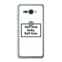 Self love: Sony Xperia XZ2 Compact Transparant Hoesje