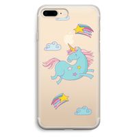 Vliegende eenhoorn: iPhone 7 Plus Transparant Hoesje