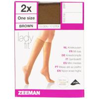 Lady Fit Kniekousen 15 den Stretch 2-Pack - thumbnail