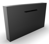Cascadi Aluminium Watervalelement (naast vijver) Lengte: 1000 Breedte: 250 Hoogte: 1200 - Geroba