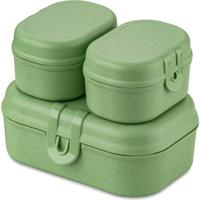 Koziol - Lunchbox Set, Mini, 3 Delig, Organic, Blad Groen - Koziol | P