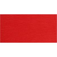 Crepepapier, vel 50x250 cm, rood, 10 vouw/ 1 doos
