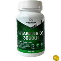 Neapharma Neapharma vitamine D3 3000iu pot met 120 capsules - thumbnail