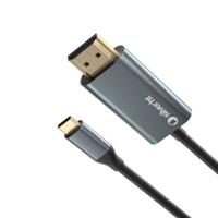 Kabel USB-C naar HDMI Silver HT LOGAN Zwart