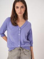 Cashmere raglanvest Cashmere raglanvest