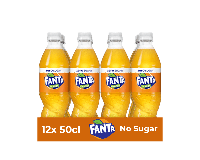 Fanta orange no sugar pet (12x 50cl)