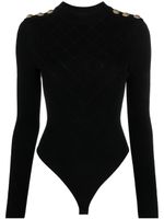 Balmain body à dos ouvert - Noir - thumbnail