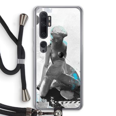 I will not feel a thing: Xiaomi Mi Note 10 Pro Transparant Hoesje met koord