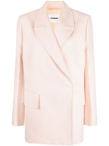 Jil Sander blazer à boutonnière croisée - Tons neutres