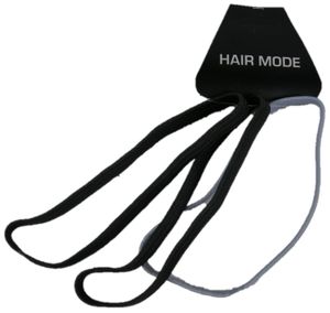 Hair Mode Sportelastiek Zwart/Grijs