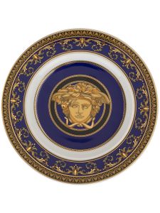 Versace assiette Medusa ronde 18.5 cm - Bleu