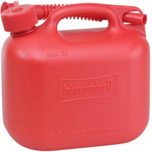 Hünersdorff 811560 Jerrycan voor brandstof 5 l Kunststof