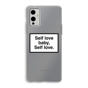 Self love: OnePlus 9 Transparant Hoesje
