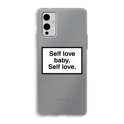 Self love: OnePlus 9 Transparant Hoesje