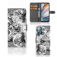 Telefoonhoesje met Naam Motorola Moto G60 Skulls Angel