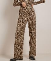 wide fit broek met all-over print wide fit broek met all-over print