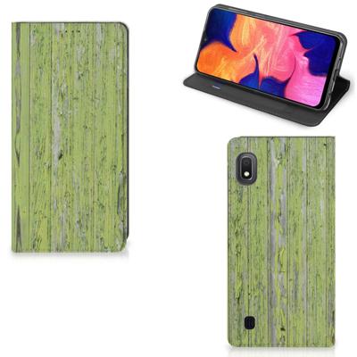 Samsung Galaxy A10 Book | Wallet Case | Green Wood