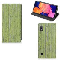 Samsung Galaxy A10 Book | Wallet Case | Green Wood