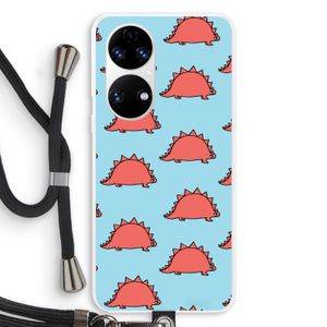 Dinosawrr: Huawei P50 Transparant Hoesje met koord