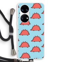 Dinosawrr: Huawei P50 Transparant Hoesje met koord