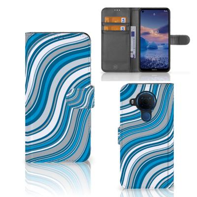 Nokia 5.4 | Telefoon Hoesje | Waves Blue
