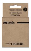 Actis KB-1000BK inkt (vervangt Brother LC1000BK/LC970BK; Standaard; 36 ml; zwart)