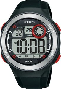 Lorus R2381NX9 Horloge digitaal zwart-rood 45 mm