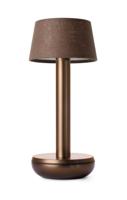 Humble Oplaadbare tafellampTwo Bronze Brown linnen - HUMTL00221