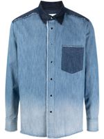 MARANT chemise en jean à effet dégradé - Bleu - thumbnail