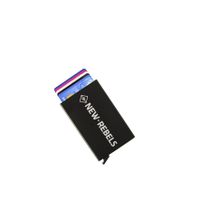 New Rebels Creditcardhouder Zwart RFID