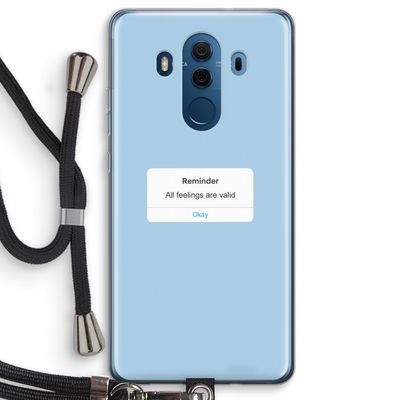 Reminder: Huawei Mate 10 Pro Transparant Hoesje met koord