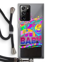 Touch Me: Samsung Galaxy Note 20 Ultra / Note 20 Ultra 5G Transparant Hoesje met koord