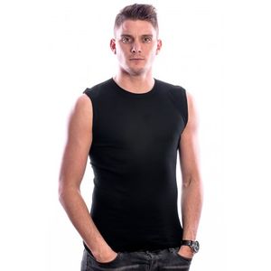 Beeren Bodywear Sleeveless Shirt Round Neck Black (3 pack)