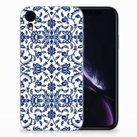 Apple iPhone Xr TPU Case Flower Blue