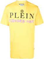 Philipp Plein t-shirt à logo imprimé - Jaune - thumbnail