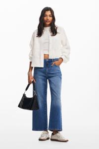 Culotte jeans van denim - BLUE - 44